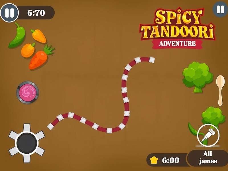 Spicy Tandoori Adventure Game Screenshot